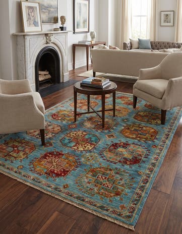 4' 2 x 6' Hand Knotted Ariana Ziegler Rug