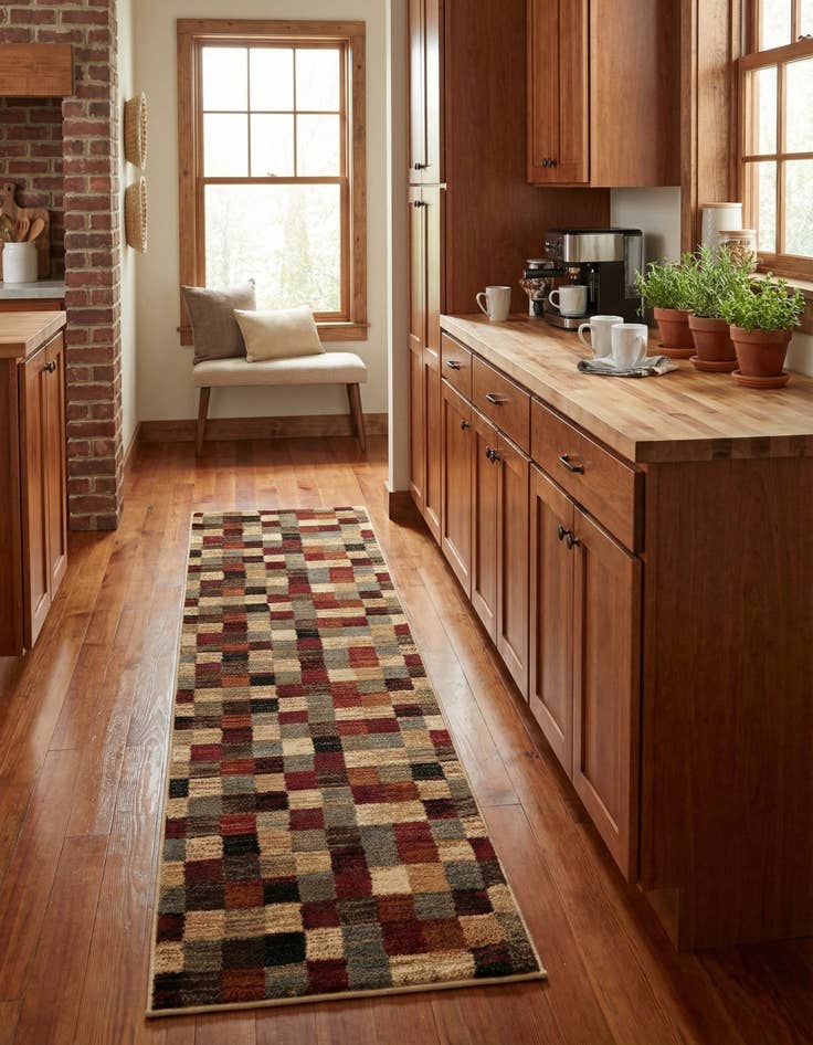 Detail image of 2' x 8' Coffee Shop Runner Rug