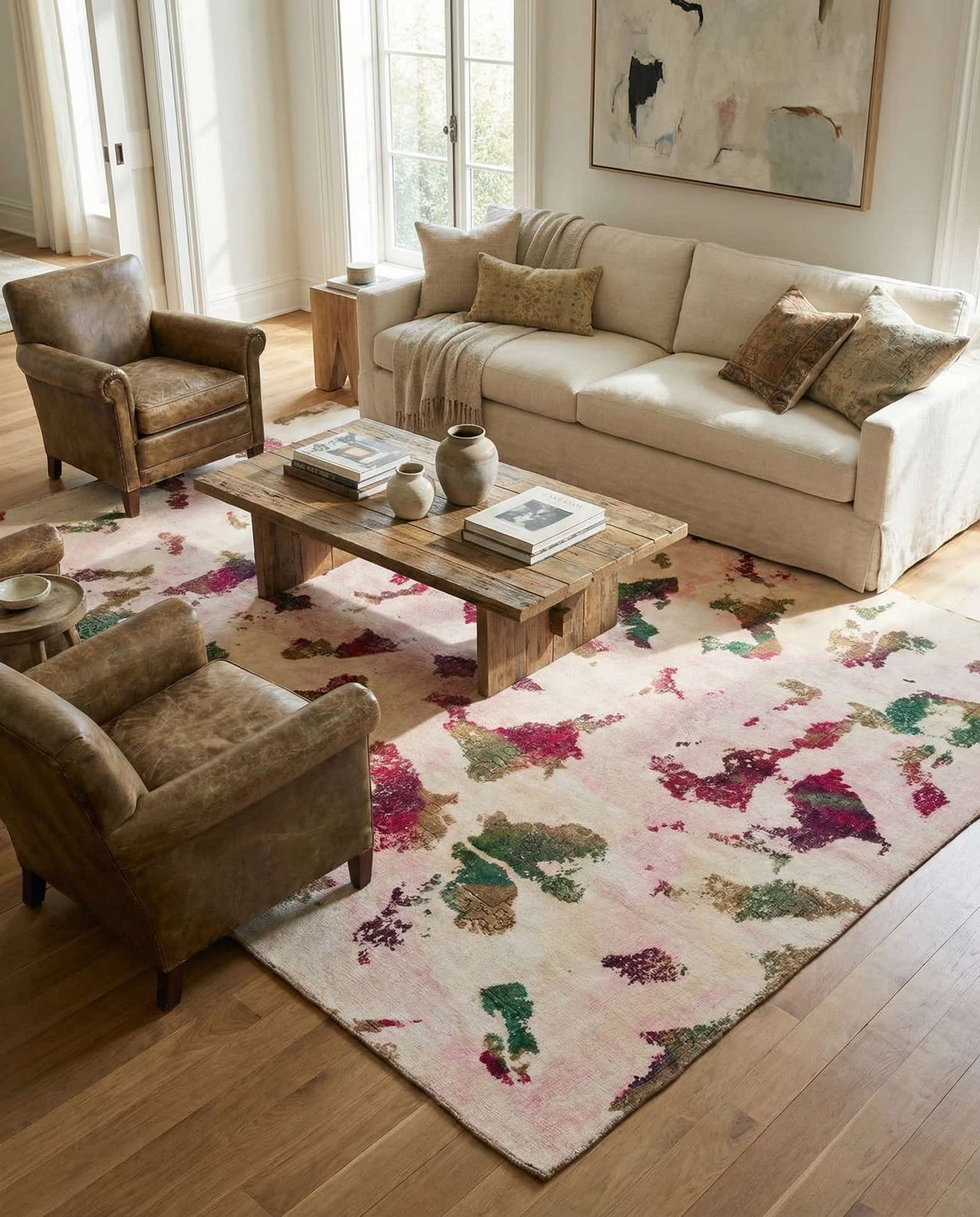 9' 2 x 12' Hand Knotted Ultra Vintage Persian Wool Rug