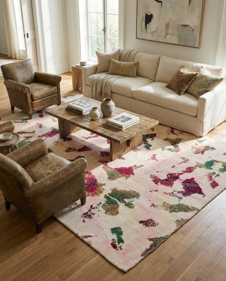 Detail image of 9' 2 x 12' Hand Knotted Ultra Vintage Persian Wool Rug