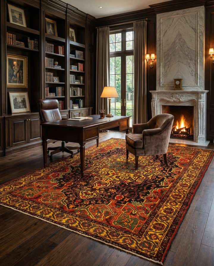 6' 10 x 10' Bachtiar Wool Rug