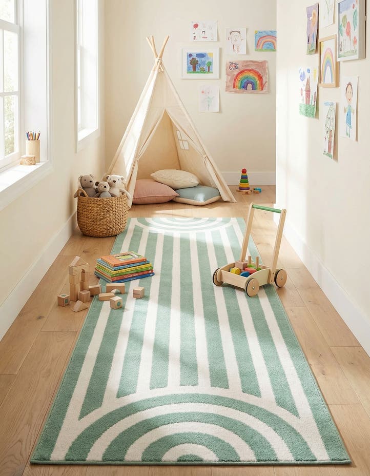 2' x 6' Whimsy Kids Runner Rug