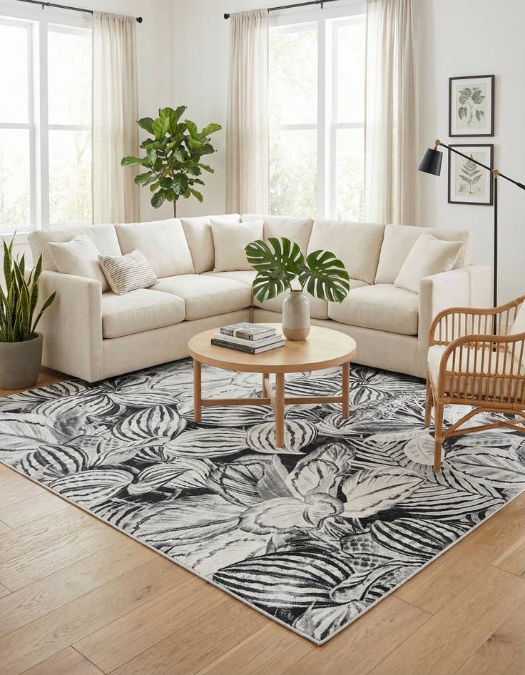 Detail image of 10' x 10' Blossom Square Rug