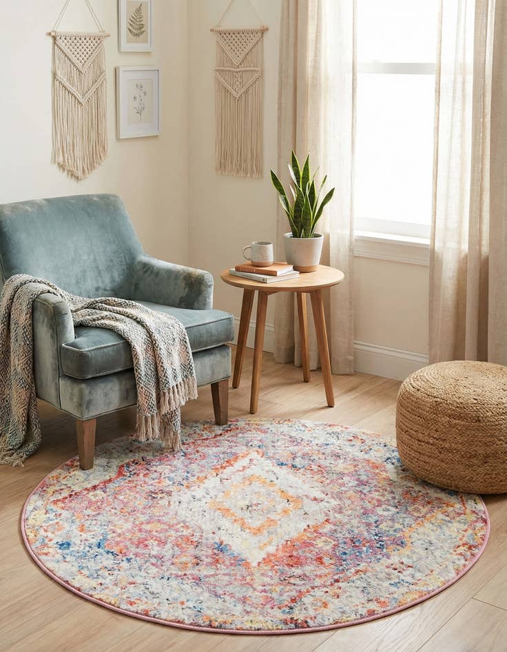 Detail image of  3' 3 x 3' 3 Williamsburg Round Rug