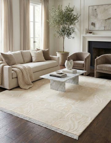 5' 10 x 8' Hand Knotted Darya Wool Rug
