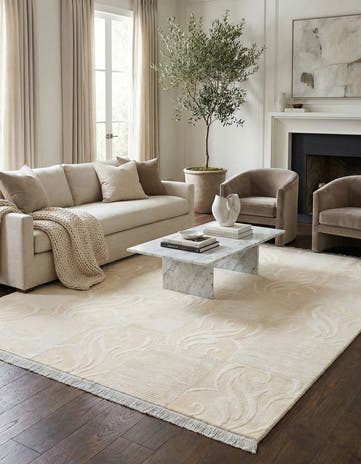 5' 10 x 8' Hand Knotted Darya Wool Rug
