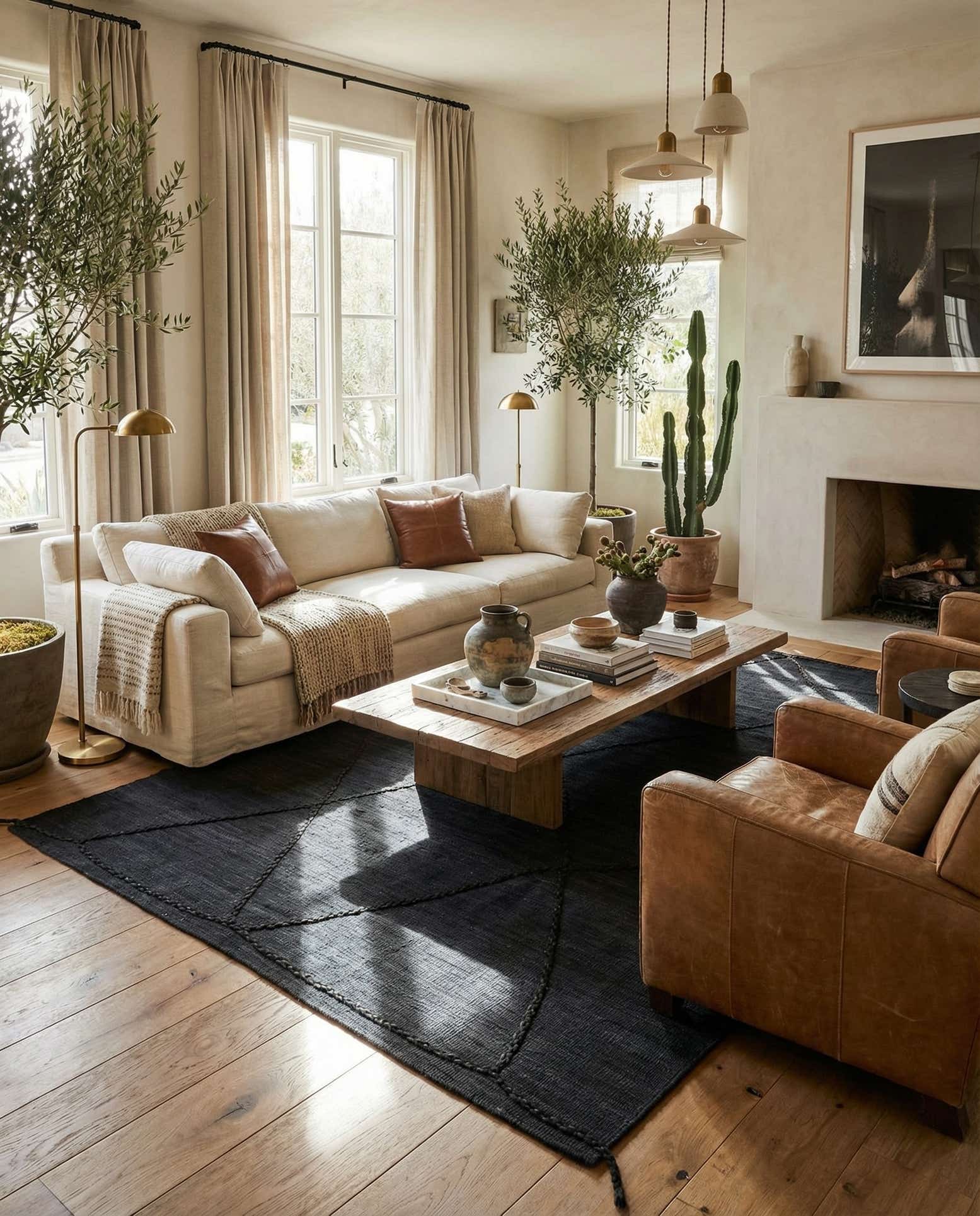 5' 8 x 7' 10 Hand Knotted Moroccan Wool Rug