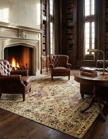 7' x 9' 7 Vintage Royal Wool Rug