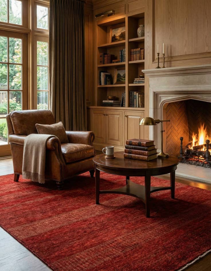 Detail image of  4' 7 x 6' 6 Juma Wool Rug