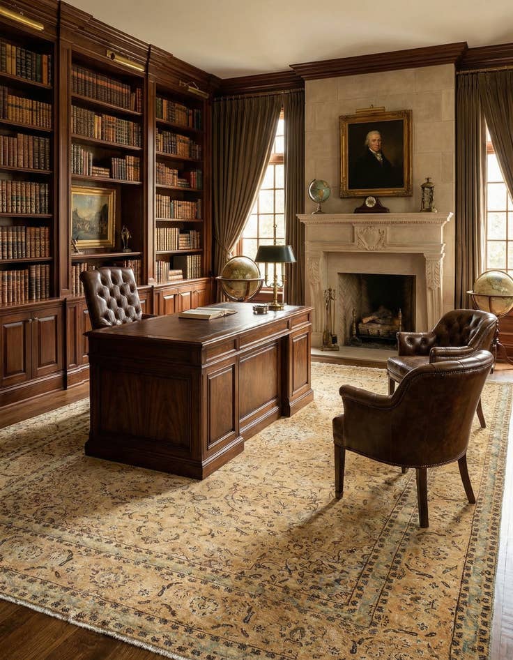 Detail image of 9' 8 x 13' 5 Vintage Royal Rug