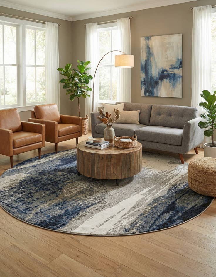 Detail image of 10' x 10' Oslo Round Rug