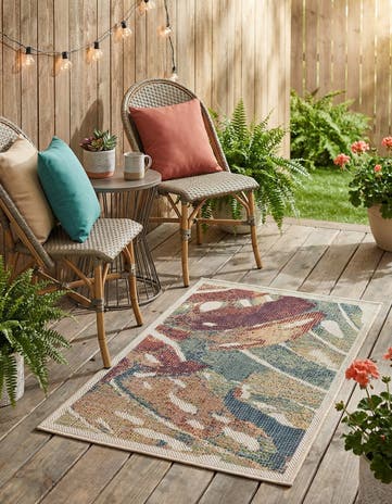 2' x 3' Easy-Clean Baja Indoor / Outdoor Rug