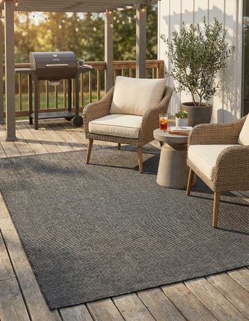 7' 10 x 7' 10 Easy-Clean Jill Zarin Palm Springs Indoor / Outdoor Square Rug