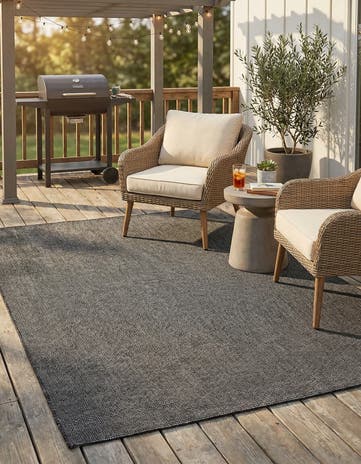 7' 10 x 7' 10 Easy-Clean Jill Zarin Palm Springs Indoor / Outdoor Square Rug