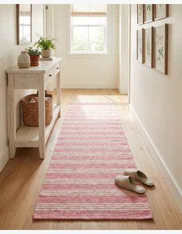 2' x 6' 1 Hand Woven Lariat Runner Rug