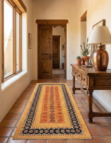2' 9 x 6' 9 Kashkuli Wool Runner Rug