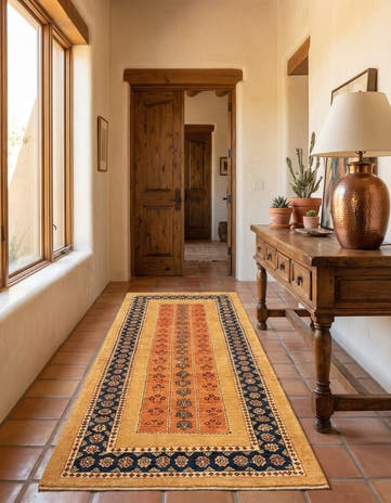 2' 9 x 6' 9 Kashkuli Wool Runner Rug
