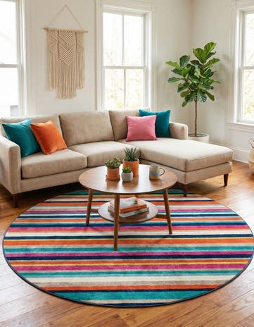 Azalea Round Rug
