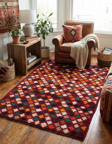 3' x 4' 7 Hand Knotted Balouch Wool Rug