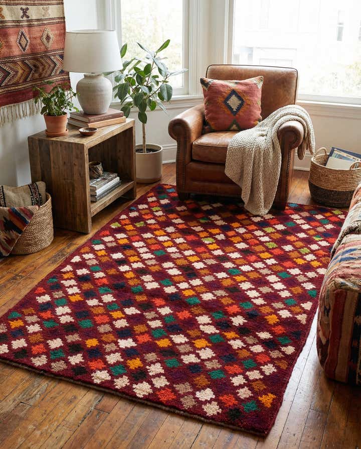 3' x 4' 7 Hand Knotted Balouch Wool Rug