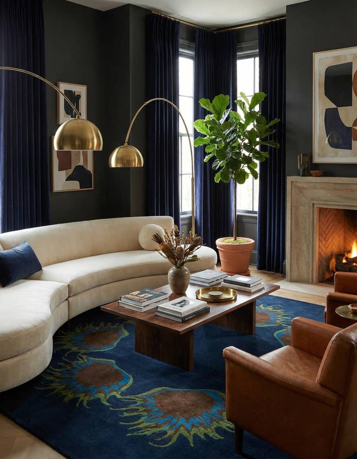 Detail image of 7' 6 x 7' 7 Luna Square Rug