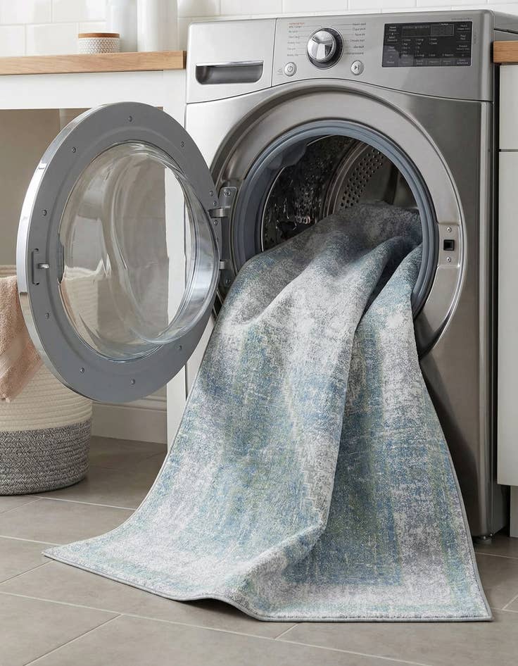 Detail image of  5' 3 x 8' Kamala Washable Rug