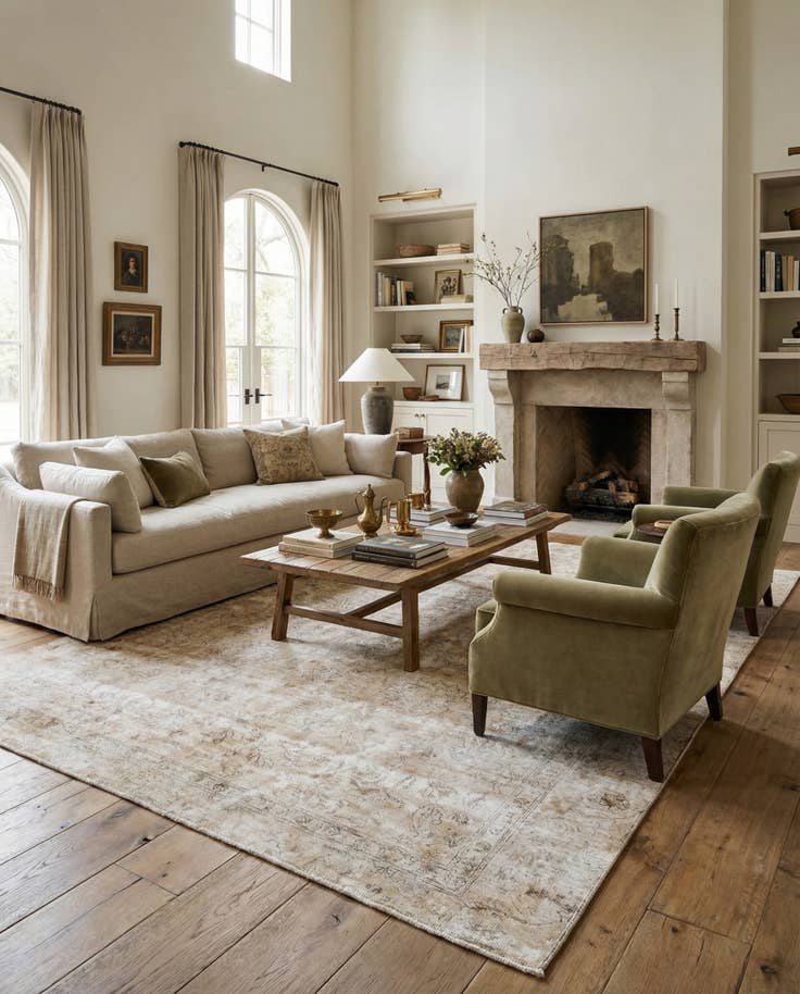 Detail image of 8' 4 x 11' 2 Hand Knotted Ultra Vintage Persian Wool Rug