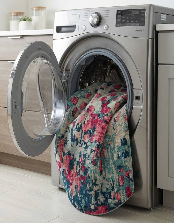 Detail image of  6' x 6'  Washable Sevilla Round Rug