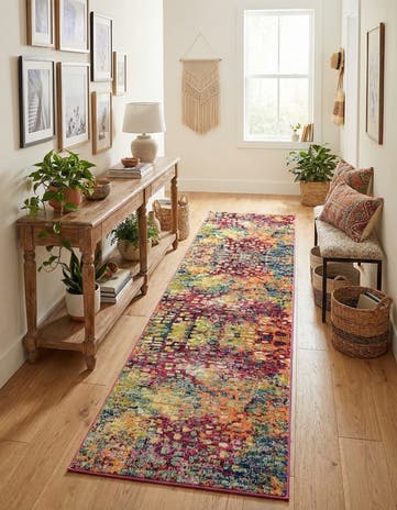 2' 7 x 12' Washable Sevilla Runner Rug