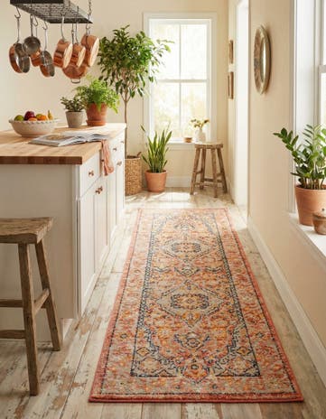 Brick Red Lola Runner Rug