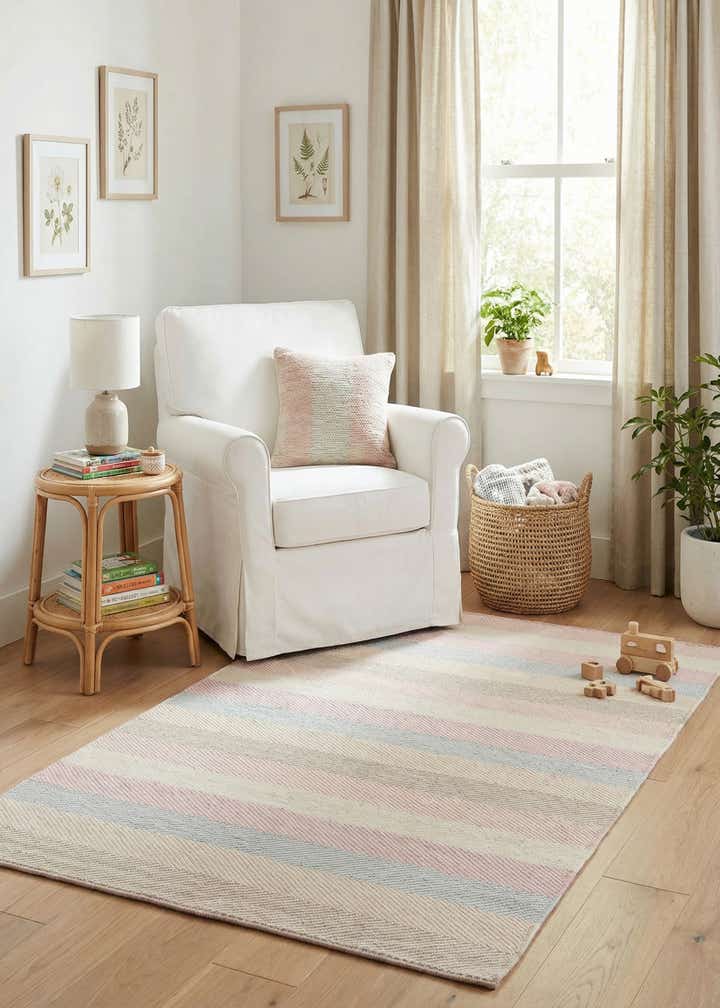 3' 11 x 5' 8 Hand Knotted Kilim Wool Rug