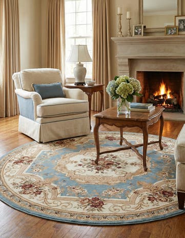 7' x 7' Chateau Round Rug