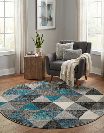 5' 3 x 5' 3 Valencia Round Rug