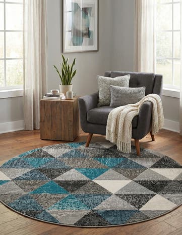 5' 3 x 5' 3 Valencia Round Rug