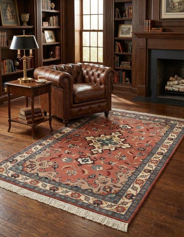 3' 2 x 5' 2 Hand Knotted Lahour Wool Rug