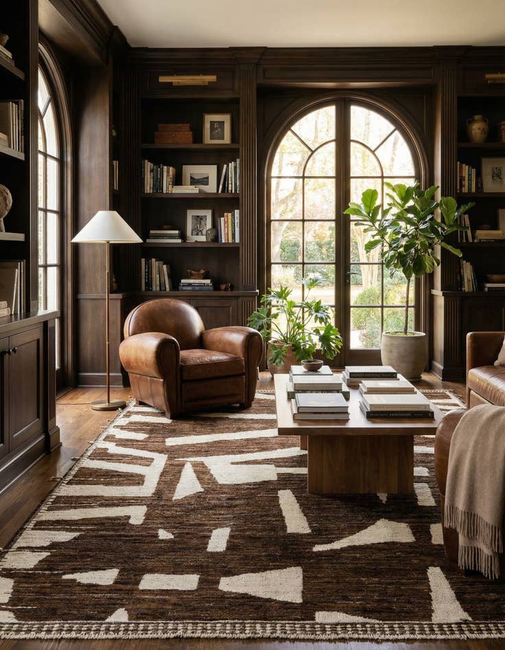 Detail image of 9' 3 x 11' 3  Hand Knotted Beni Marok Rug