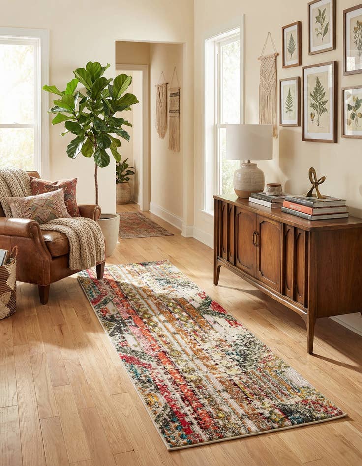 Detail image of 2' x 6'  Washable Casablanca Indoor / Outdoor Runner Rug