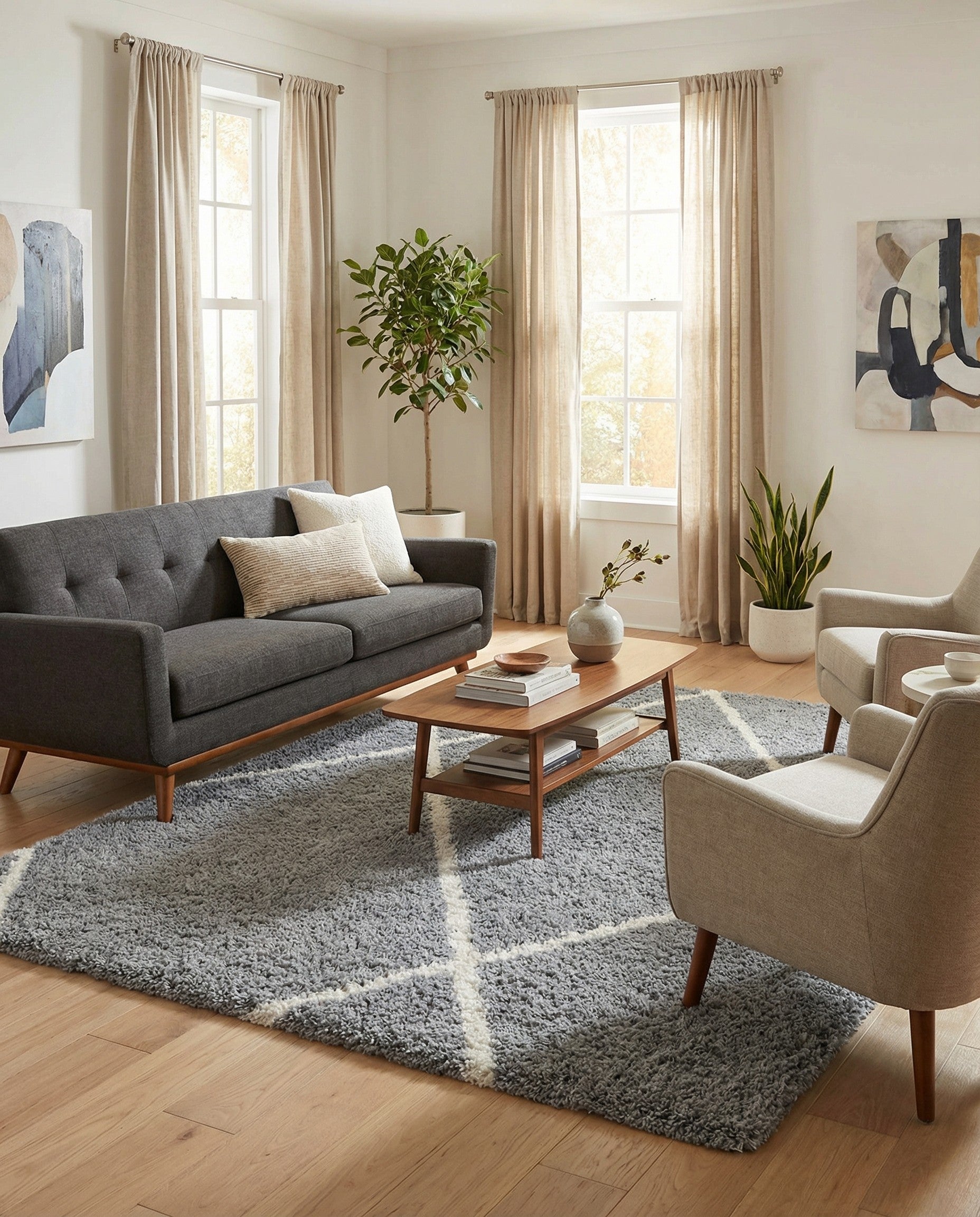  10' x 14' Infinity Shag Rug