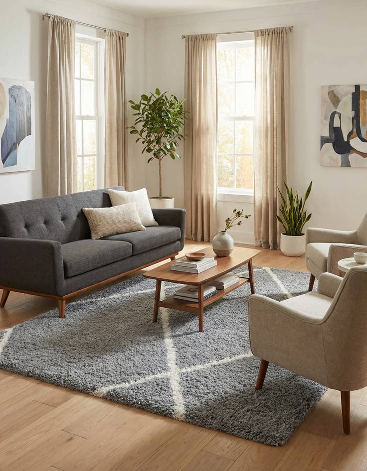 Detail image of 10' x 14' Infinity Shag Rug