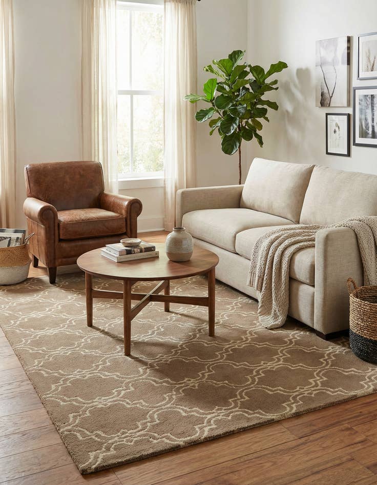 Detail image of 5' x 7' 11 Luna Wool Rug