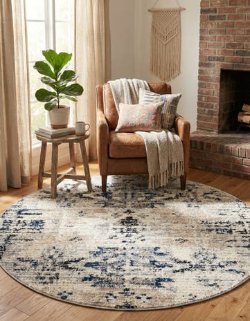 5' x 5' Tucson Round Rug
