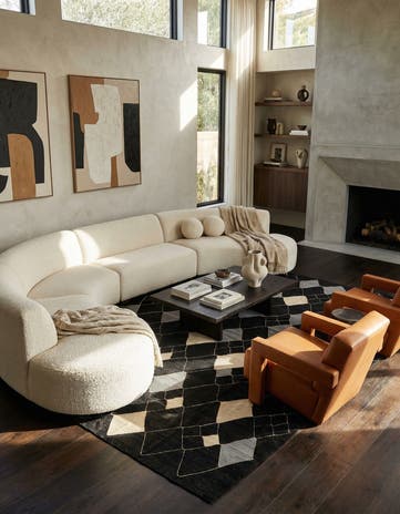 8' 3 x 9' 10 Hand Woven Kilim Modern Wool Rug