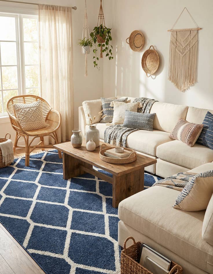 Detail image of  9' x 12' Boho Rug