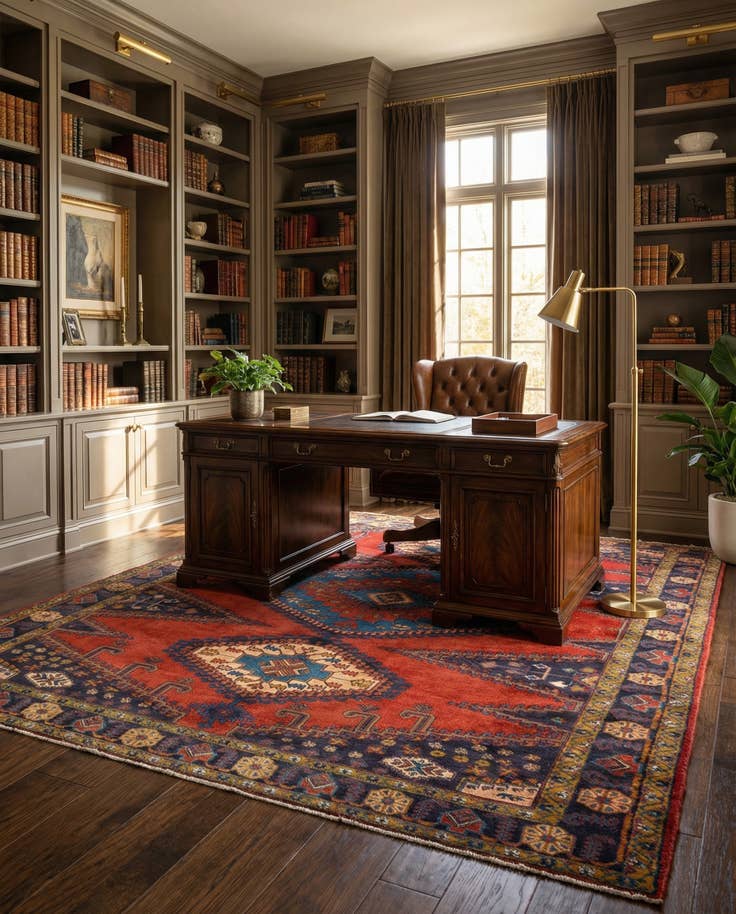 Detail image of 7' 1 x 9' 11 Viss Wool Rug