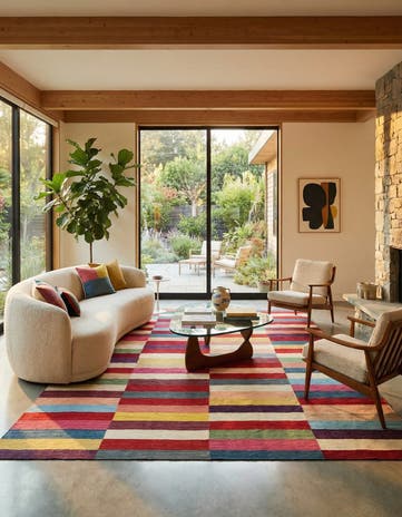 8' 6 x 11' 6 Hand Woven Kilim Modern Wool Rug