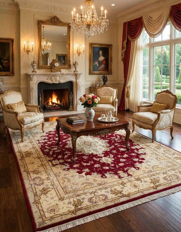 5' 7 x 7' 9 Tabriz Rug