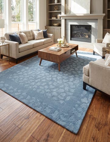 5' 8 x 8' Hand Knotted Nepal Wool Rug
