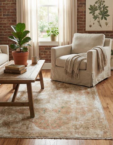 3' x 5' Hand Knotted Ultra Vintage Persian Wool Rug