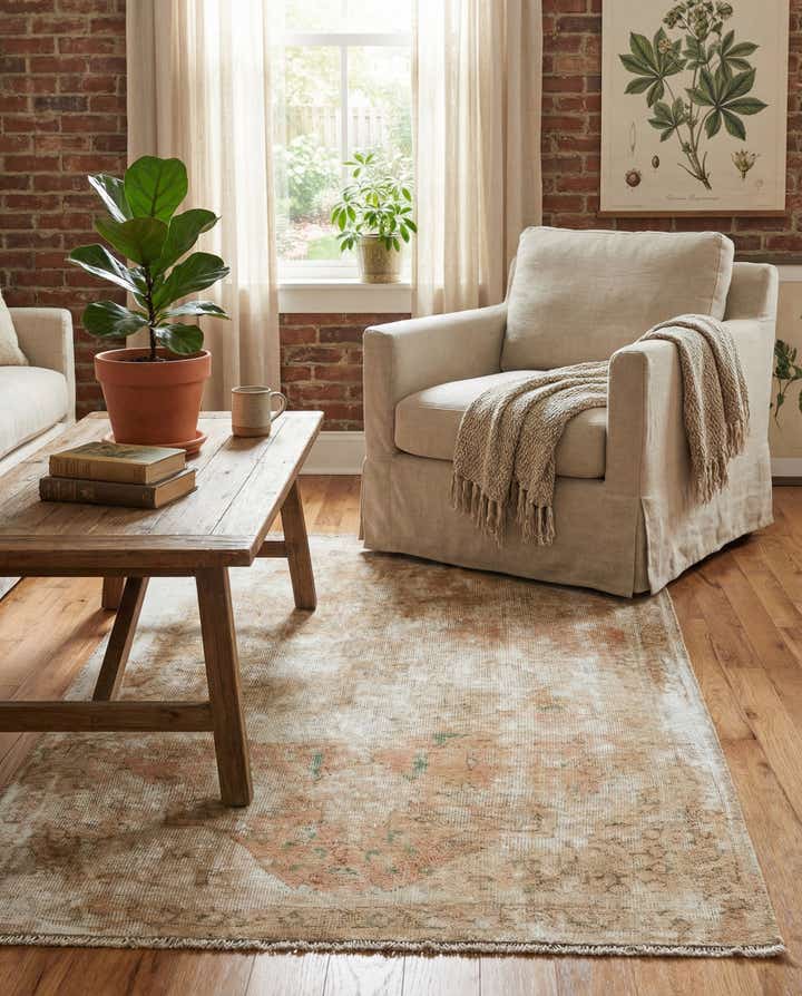 3' x 5' Hand Knotted Ultra Vintage Persian Wool Rug