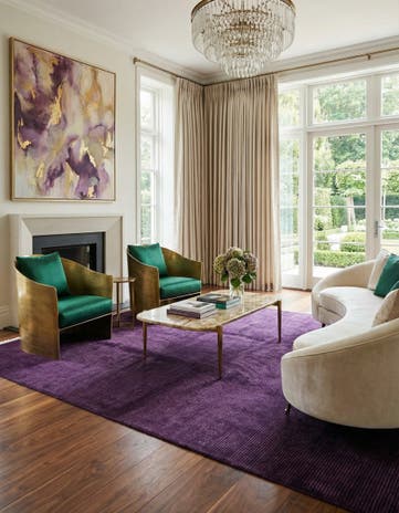 6' 8 x 9' 11 Hand Knotted Darya Wool Rug